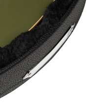 Hard Shell Wood Case for 339-Style Guitars with Plush Interior, Black Tolex Exterior, and Lockable Latch