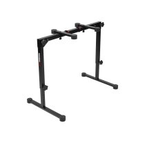 Collapsible Table Style Keyboard Stand with Carrying Strap, Black
