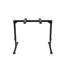 Collapsible Table Style Keyboard Stand with Carrying Strap, Black