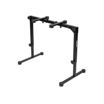 Collapsible Table Style Keyboard Stand with Carrying Strap, Black