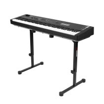 Collapsible Table Style Keyboard Stand with Carrying Strap, Black