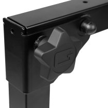 Collapsible Table Style Keyboard Stand with Carrying Strap, Black