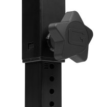 Collapsible Table Style Keyboard Stand with Carrying Strap, Black