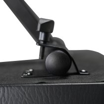 Adjustable Keyboard Bench with Steel Construction, Black