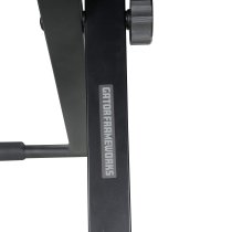 Adjustable Keyboard Bench with Steel Construction, Black