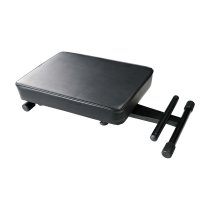 Adjustable Keyboard Bench with Steel Construction, Black