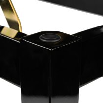 Deluxe Height Adjustable Piano Bench, Black