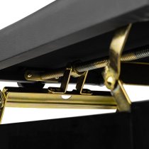 Deluxe Height Adjustable Piano Bench, Black
