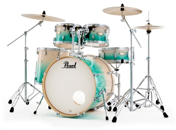Decade Maple Artisan Series 5-Piece Drum Set, White Beach Pine Fade