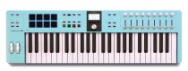 LTD KeyLab Essential 49 MK3 Universal MIDI Controller Keyboard, Aquamarine