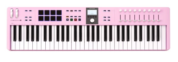 LTD KeyLab Essential 61 MK3 Universal MIDI Controller Keyboard, Rose Quartz