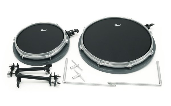 Limited-Edition Compact Traveler 2-piece Expansion Pack With 10" & 14" Toms, Machine Grey