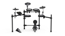 All Mesh Head Digital Drum Kit with Motorcycle Style Drum Throne