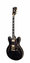 Excel DC Double Cutaway Electric Guitar with Gig Bag, Solid Black