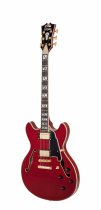 Excel DC Double Cutaway Electric Guitar with Gig Bag, Trans Cherry