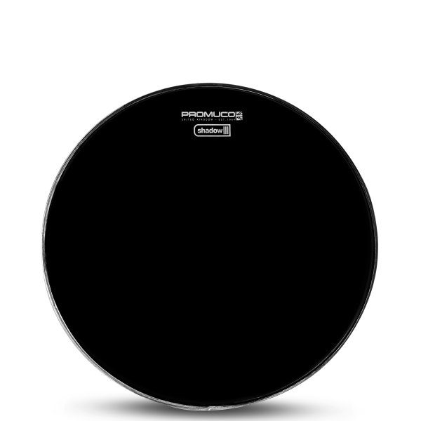 12" SHADOW Drumhead, Black