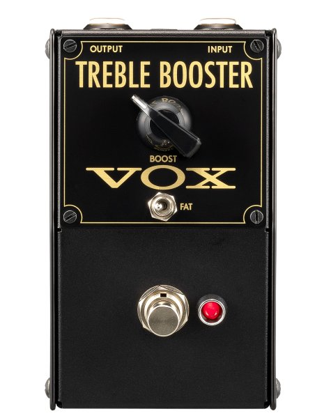 Treble Booster Guitar Pedal with Fat Switch and Boost Knob
