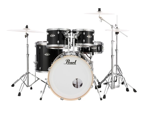 Export Series 5-piece Shell Pack with 22" Bass Drum, Jet Black
