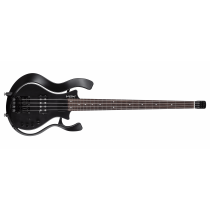 Starstream Artist Headless Electric Bass Guitar, Black