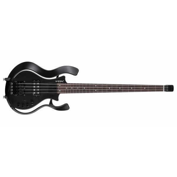 Starstream Artist Headless Electric Bass Guitar, Black