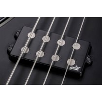 Starstream Artist Headless Electric Bass Guitar, Black