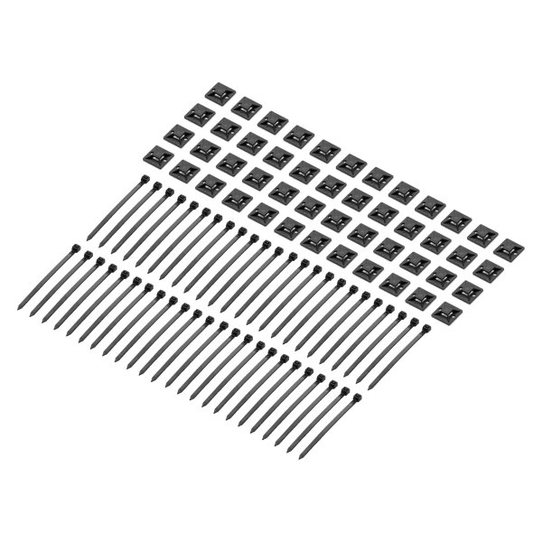Vertex Cable Tie and Cable Tie Holder 48-Pack