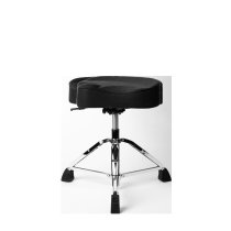 Air Glide Drum Throne Saddle Seat, Black