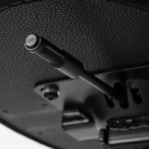 Air Glide Drum Throne Saddle Seat, Black