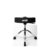 Air Glide Drum Throne Saddle Seat, Black