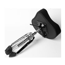 Air Glide Drum Throne Saddle Seat, Black