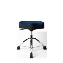 Air Glide Drum Throne Saddle Seat, Blue
