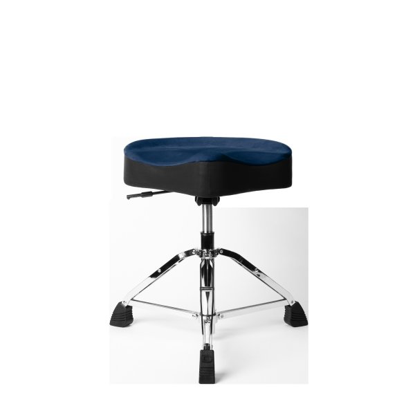 Air Glide Drum Throne Saddle Seat, Blue