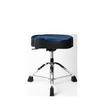 Air Glide Drum Throne Saddle Seat, Blue