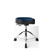 Air Glide Drum Throne Saddle Seat, Blue