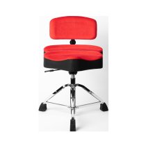Air Glide Drum Throne Saddle Seat, Red
