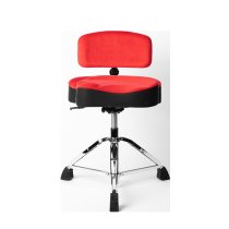 Air Glide Drum Throne Saddle Seat, Red