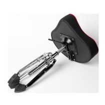 Air Glide Drum Throne Saddle Seat, Red