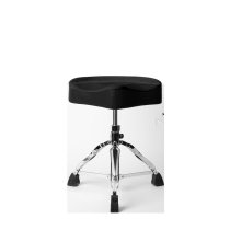 Spindle Drum Throne Saddle Seat, Black