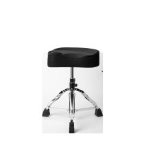 Spindle Drum Throne Saddle Seat, Black