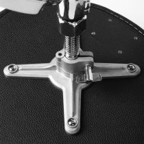 Spindle Drum Throne Saddle Seat, Black