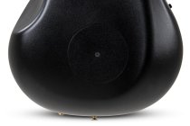 Celebrity Deluxe Acoustic/Electric Guitar, Black Satin