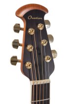 Celebrity Deluxe Acoustic/Electric Guitar, Black Satin