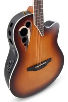 Celebrity Deluxe Acoustic/Electric Guitar, Vintage Suburst Satin