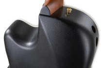 Celebrity Deluxe Acoustic/Electric Guitar, Vintage Peach Burst Satin