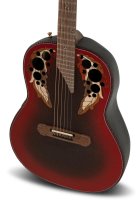Adamas Acoustic/Electric Guitar 1687GT Deep Non-Cutaway, Reverse Red Burst