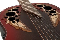 Adamas Acoustic/Electric Guitar 1687GT Deep Non-Cutaway, Reverse Red Burst