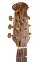 Adamas Acoustic/Electric Guitar 1687GT Deep Non-Cutaway, Reverse Red Burst