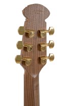 Adamas Acoustic/Electric Guitar 1687GT Deep Non-Cutaway, Reverse Red Burst