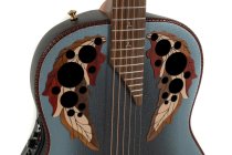 Adamas Acoustic/Electric Guitar 1687GT Deep Non-Cutaway, Blue Burst Deep Body