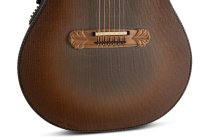 Adamas Acoustic/Electric Guitar 1687GT Deep Non-Cutaway, Reverse Brown Burst